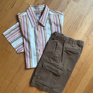Guess/Gap shirt & shorts